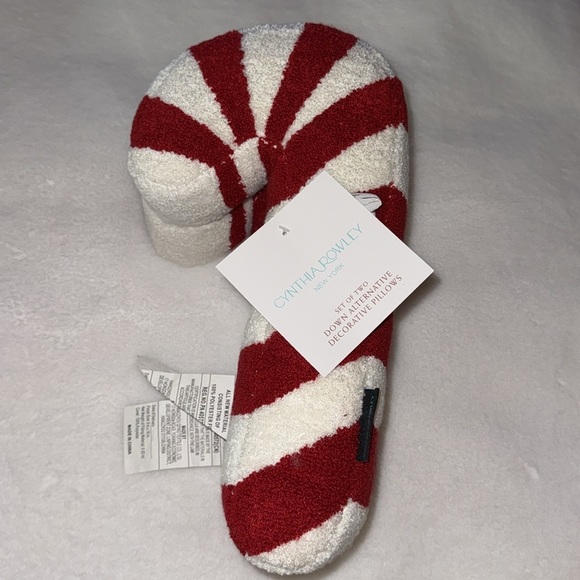Cynthia Rowley Candy Cane 2Pack Pillows - Picture 3 of 7